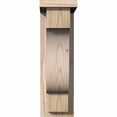 thumbnail image 2 of 5 1/2"W x 10"D x 18"H Newport Smooth Corbel w/Backplate, Douglas Fir, 2 of 9