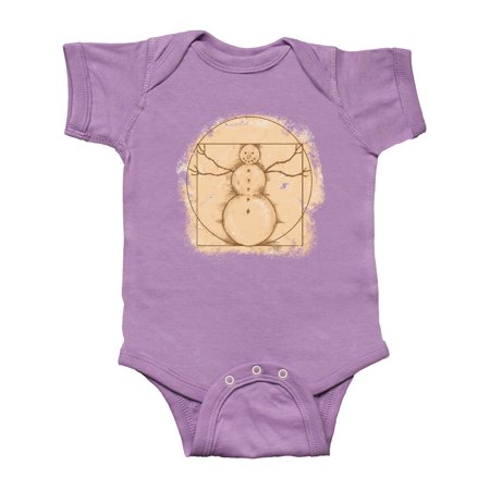 

Inktastic Da Vinci s Snowman Gift Baby Boy or Baby Girl Bodysuit