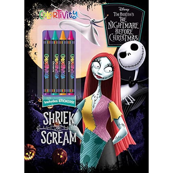 Pre-Owned Disney Tim Burton's The Nightmare Before Christmas: With Big Crayons!, 9781645885924, 1645885925, Paperback,