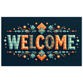 thumbnail image 1 of Welcome Backdrop Decorative Banner Event Background Sign Display Ceremony Party Office Festival Decor Design Artistic Colorful Promotional Wall Hanging, 1 of 4