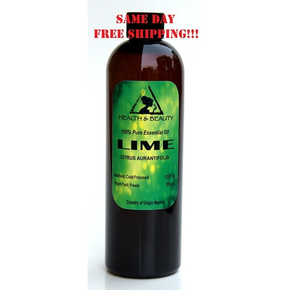 LIME ESSENTIAL OIL AROMATHERAPY 100% PURE NATURAL 12 OZ