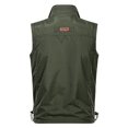 thumbnail image 3 of Chaleco de secado rápido para exteriores de primavera y otoño, chaleco informal para fotografía de hombre, chaleco de pesca con múltiples bolsillos, chaqueta, mono, chaleco de gran tamaño, 3 of 5