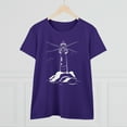thumbnail image 3 of Women's Cotton T-Shirt with Lighthouse Design, Original Artwork Modern and Stylish, 3 of 5
