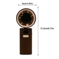 thumbnail image 3 of Ventilador de mano silencioso recargable por USB con clip – Mini ventilador portátil silencioso para niños y estudiantes, ventilador de escritorio con clip ajustable para uso escolar, al aire, 3 of 6