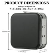 DVD Case, 48 Capacity Black CD Hard Plastic Case Storage Holder Wallet