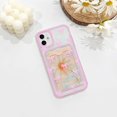 thumbnail image 3 of XUCP-Compatible with iPhone 12 Case Clear with Card Holder Cute Bow Ribbon for Women Girl Color Frame Soft TPU Shockproof Wallet Protective Cover - Pink, 3 of 4