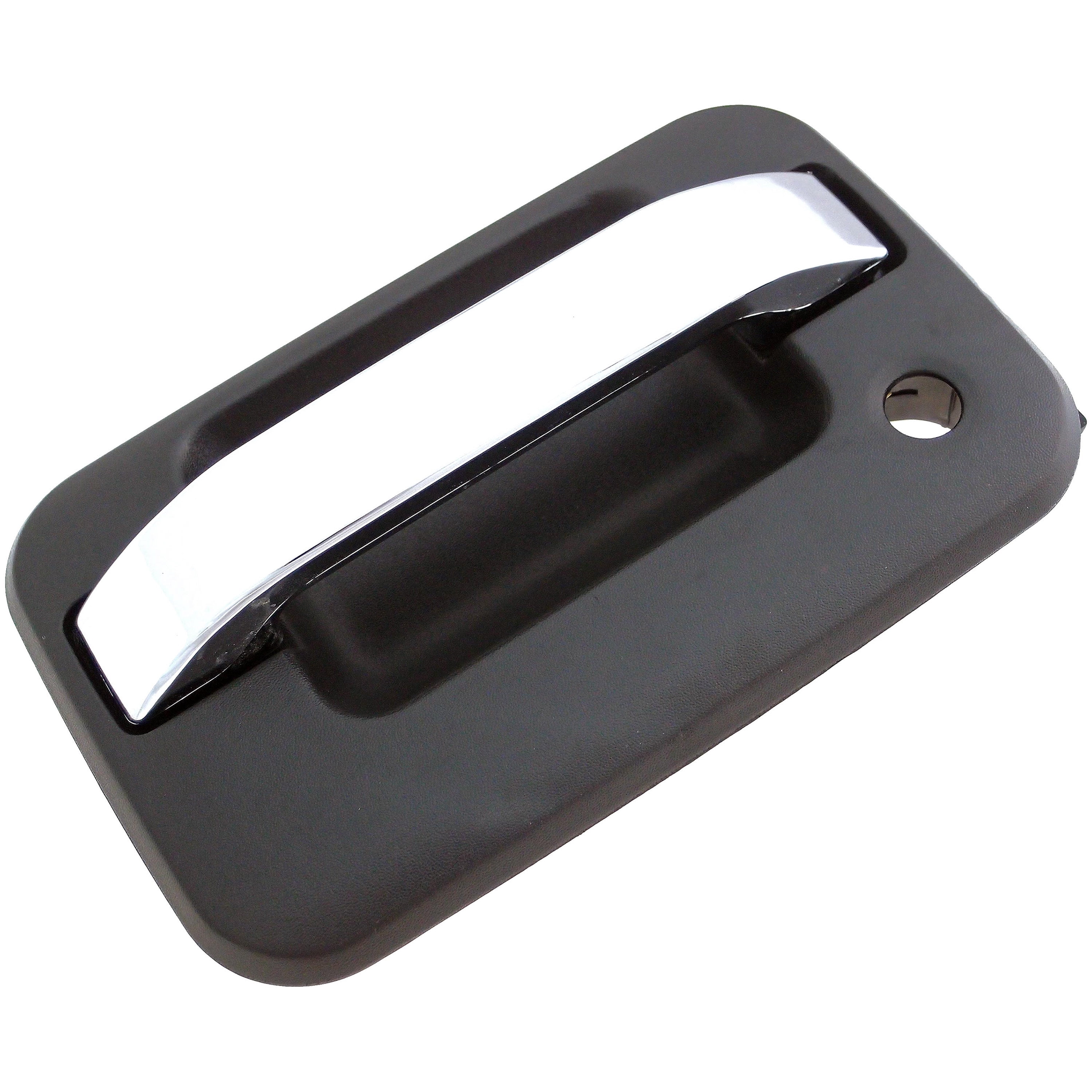 Dorman 83318 Front Driver Side Exterior Door Handle for Specific Ford Models, Chrome Lever and Black Housing
