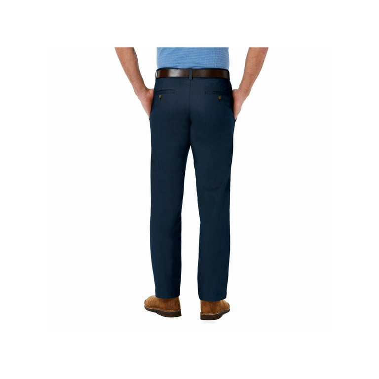 Haggar Men s Coastal Comfort Flat Front Chino Pant Straight Fit