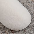 thumbnail image 5 of Slippers for Women,Memory Foam Indoor Slippers For Girls Cozy Warm Non Soft Sole Winter Booties With Thick Sole For And Comfortable Home Footwear,Womens Slippers,White,9.5, 5 of 5