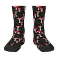 thumbnail image 1 of Wukai Champignons Rouges pour Enfants Chaussettes Mi-Mollet, Chaussettes de Sport Élastiques Contrastées, Adaptées aux Garçons et Filles de 6 à 10 Ans, 1 of 5