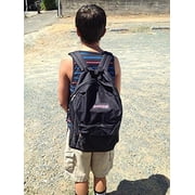 Trail Maker 24 Pack of Bulk Wholesale Basic and Classic 17 Inch Backpacks with Front Accessory Pocket and Dual Zipper Closure for Travel & Commuting in Black