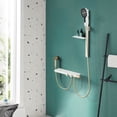 thumbnail image 3 of 7 Settings Hand Shower Head with Waterfall Tub Spout and Spray Gun, Wall Mounted Shower Set, 3 of 5
