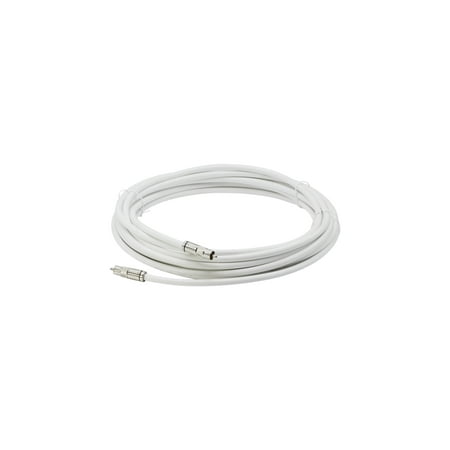 Digital Audio Cable : Digital Coaxial Cable with RCA connections, 75 Ohm – Coax, Proudly Made in the USA : Subwoofer Cable – (S/PDIF) White RCA Cable, 25 Feet