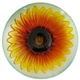 thumbnail image 3 of Northlight 20.5" Orange and Yellow Sunflower Glass Bird Bath with Stand, 3 of 4