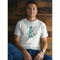 thumbnail image 2 of Cute Robot Doodle With Eyes Tee Men's -Image by Shutterstock, 2 of 4