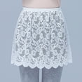 thumbnail image 3 of GENEMA Women Plum Blossom Lace Layering Scalloped Hem Shirt Extender Top Lower Sweep, 3 of 14