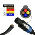 thumbnail image 2 of Audiopipe XSPK-214-BL12 12ft  4 Wire Speakon Cable, 2 of 2