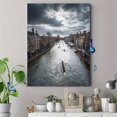 thumbnail image 4 of Rowing Race Canvas Print Wall Art for Living Room Bedroom Dining Room Office Kitchen Hallway Bathroom Study Decor, 4 of 8