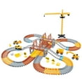 thumbnail image 1 of Construction Car And Flexible Track Playset Creative Best Toys Safe Durable Plastic Create A Engineering Road Gifts, 1 of 8