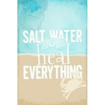 "Salt Water" Painting Print on Wrapped Canvas