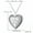 I love you, variant on 925 Silver Love Heart Locket Photo Memory Floating Carved Pendant Necklace Women-Flower Heart