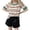 C-RD1364, variant on DHFJKG Womens Tops Striped Color Block Short Sleeve T Shirts Crewneck Casual Loose Fit Basic Tee Shirt Summer Stylish Tops