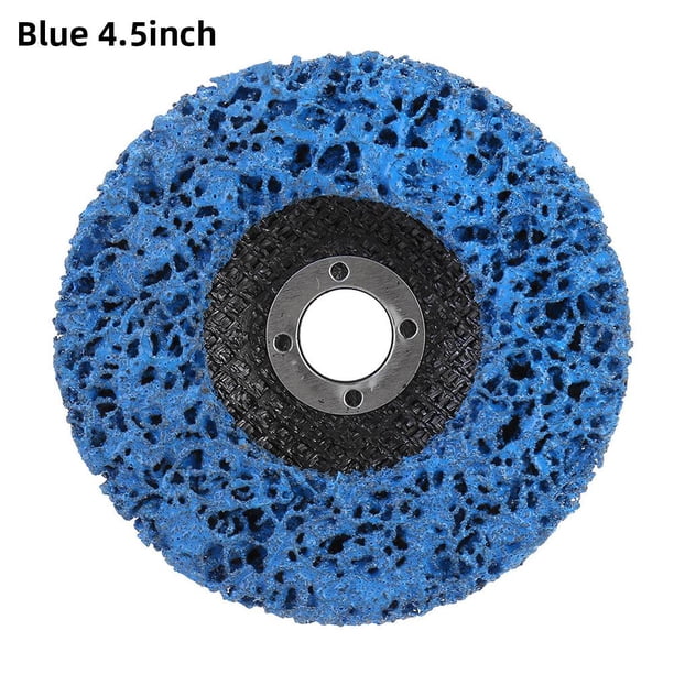 Disco abrasivo de 4/5 pulgadas, disco de pulido, accesorios para amoladora angular (azul)