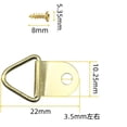 thumbnail image 3 of Metal Photo Picture Frame Wall Mount Hanger Hook Hanging Ring Mirror Frame Wall Mount Hooks Hangers With Screws, 3 of 3