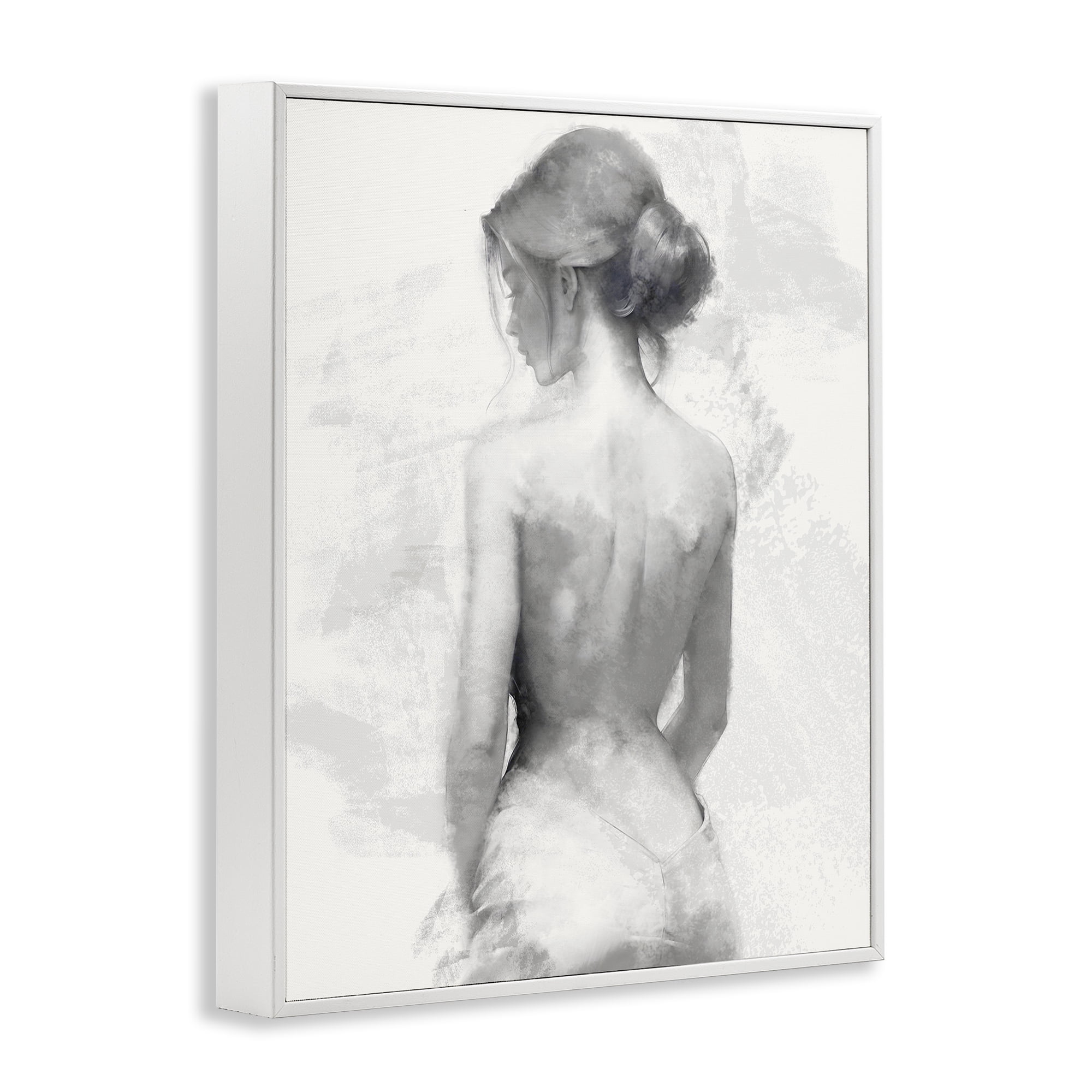 Stupell Industries Mine Elegant Figure White Framed Giclee Art, design by Kim Allen