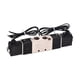 thumbnail image 1 of Válvula solenoide de aire 4V120-06 DC12V 5 vías 2 posiciones 1/8" G tipo de actuación interna de un solo piloto control eléctrico doble, 1 of 4