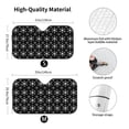 thumbnail image 3 of XMXT Car Sun Shade Windshield, Christmas Snowflake Pattern Sunshade for Car Windshield Sun Shades for Car SUV Truck, s, 3 of 9