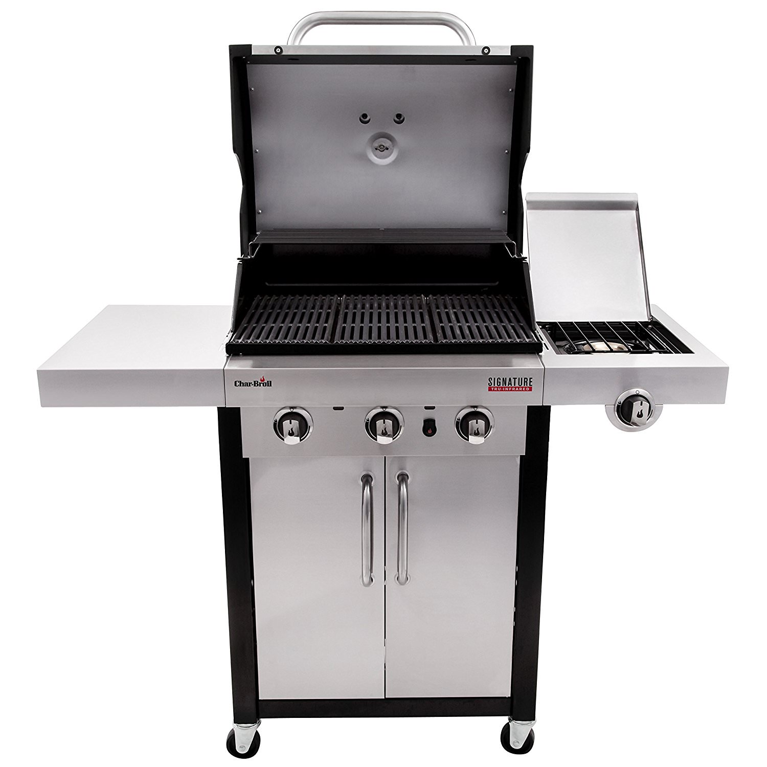 Outdoor CharBroil TRUInfrared 3 Burner Gas Propane Grill Barbecue BBQ