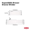 thumbnail image 2 of Divisor de cajón de tocador expandible Good Grips OXO - Paquete de 2, 2 of 2