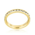 thumbnail image 2 of Precious Stars R01147G-C02-05 Precious Stars Goldtone Round-Cut Clear Swarovski Crystals Stackable Ring, 2 of 4