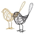 thumbnail image 1 of 2 piezas de hierro con forma de pájaro para decoración de escritorio, adorno creativo para el hogar, 1 of 7