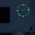 thumbnail image 4 of Acrílico Luminoso Reloj de Pared Pegatinas 3D DIY Relojes de Pared Sin Marco Silencioso Ronda Relojes de para Sala de Estar Hogar Cocina Dormit Macarena Reloj de pared luminoso, 4 of 8