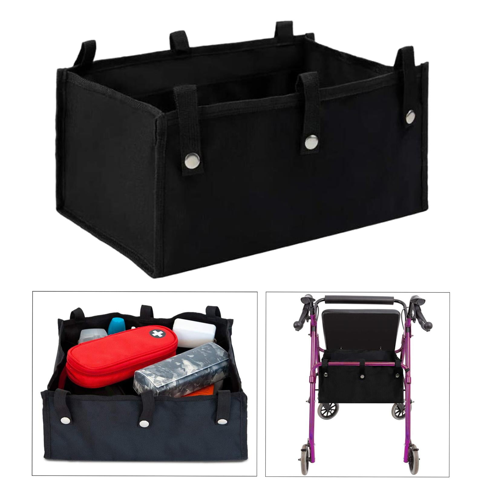 Wswqop under Seat Bag Carrying Items Foldable Large Size Tote for 4 Wheel Underseat for Seniors Storage Bag Accessories