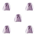 thumbnail image 3 of Youkk Super Soft Jewelry Bags Must-Have Storage Solution Easy To Drawstring Bags purple 5Set, 3 of 6
