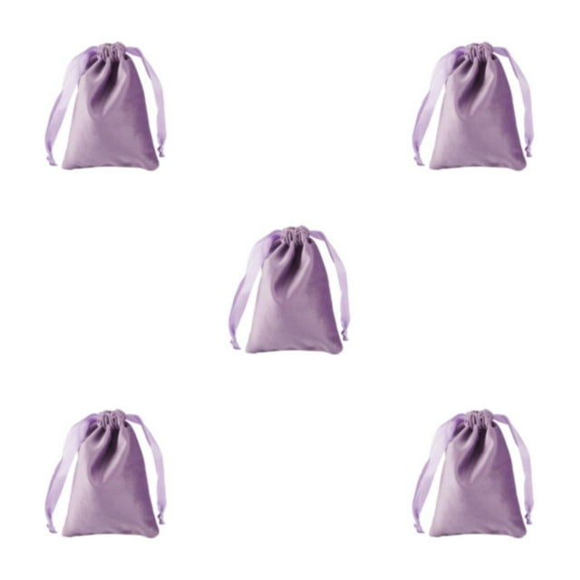 maskred Gift Pouches For Christmas Party Wedding Favors Easy And Versatile Reusable purple 5Set
