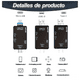 thumbnail image 3 of Adaptador  Bloosom Lector Tarjetas Usb Tipo-c Sd Tf Otg Pc Telémóvil Negro, 3 of 4