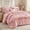 Pink, variant on Lipa Full Comforter Set,7-Piece Bed in a Bag,Ruffled Design Bedding Set,Comforter,Flat Sheet,Fitted Sheet,Pillowcases and Shams,Pink