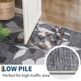 thumbnail image 5 of Hasoo Washable Living Room Area Rug 10x13 Large Modern Floral Soft Non Slip Indoor Gray Carpet, 5 of 5