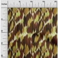 thumbnail image 2 of oneOone Polyester Spandex Brown Fabric Ikat Dress Material Fabric Print Fabric By The Yard 56 Inch Wide, 2 of 4