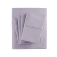 thumbnail image 4 of Madison Park 6-piece 800 Thread Count Cotton Blend Sateen Sheet Set, King - Purple, Resistant to fading, shrinking and wrinkles, 4 of 7