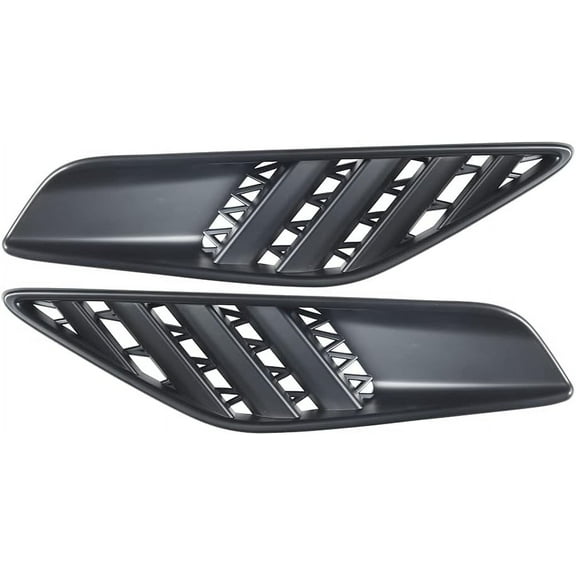 TINKI Carbon Fiber Look Cover Trims Accessories Rear Side Body Vent for Chevrolet Corvette C7 2014-2019 Car Side Vent Intake Decor Accessories