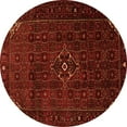 thumbnail image 1 of Ahgly Company Indoor Round Persian Orange Traditional Area Rugs, 7' Round, 1 of 1