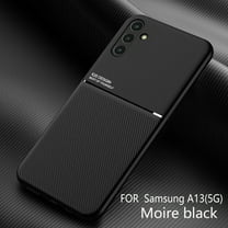 for Samsung Galaxy A13 5G Case, Luxury Ultra Slim with Magnetic Matte Dual Layer Shockproof Bumper Frame Drop Protection Hybrid Phone Case Cover for Samsung Galaxy A13 5G,Black