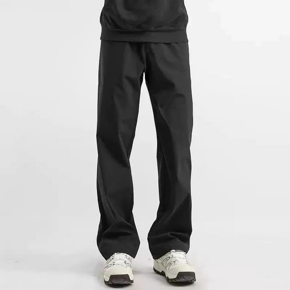 Men's black casual pants