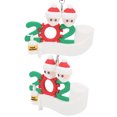 thumbnail image 4 of Tree Hanging Ornaments, Tree Hanging Pendant, Lovely Patterns 2Pcs Exquisite Special Elements R for Christmas Tree Gift Family Holiday Decor Family and Friends #1,#2,#3,#4,#5, 4 of 8