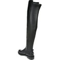 thumbnail image 3 of Sam Edelman Narisa Black Leather Rounded Toe Wide Calf Over the Knee Dress Boots (Black Wide Calf, 8), 3 of 3